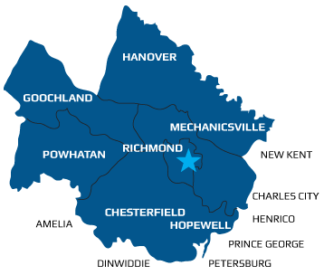 Heating and Air Service - Richmond Coverage Area
